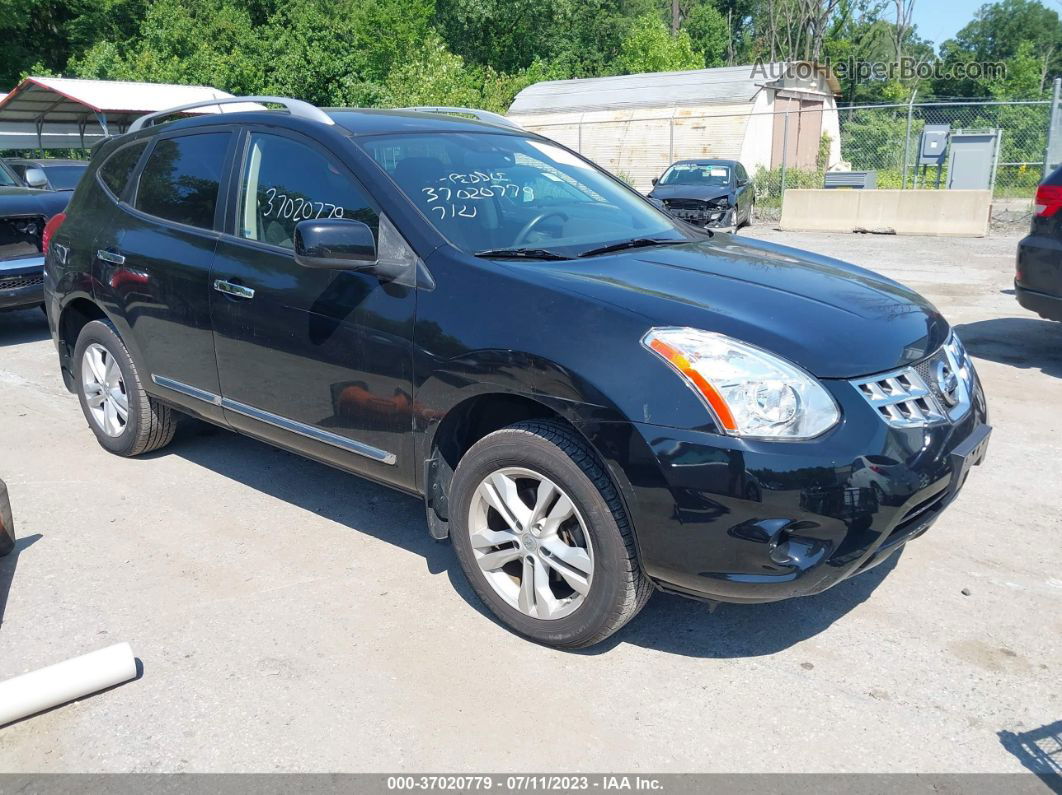 2012 Nissan Rogue Sv Black vin: JN8AS5MV9CW400131