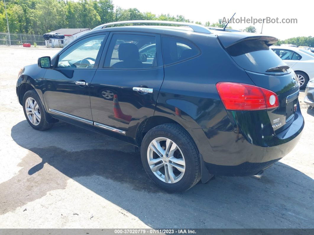 2012 Nissan Rogue Sv Black vin: JN8AS5MV9CW400131