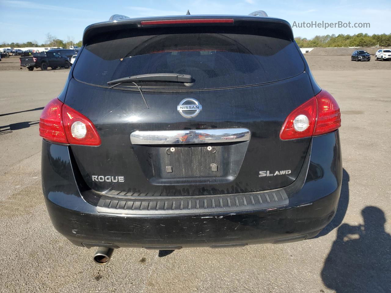 2012 Nissan Rogue S Black vin: JN8AS5MV9CW401909