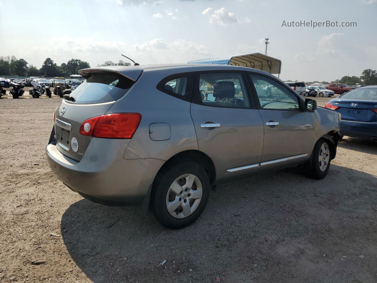 2012 Nissan Rogue S Gray vin: JN8AS5MV9CW706066