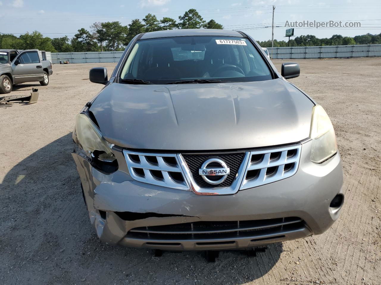 2012 Nissan Rogue S Gray vin: JN8AS5MV9CW706066