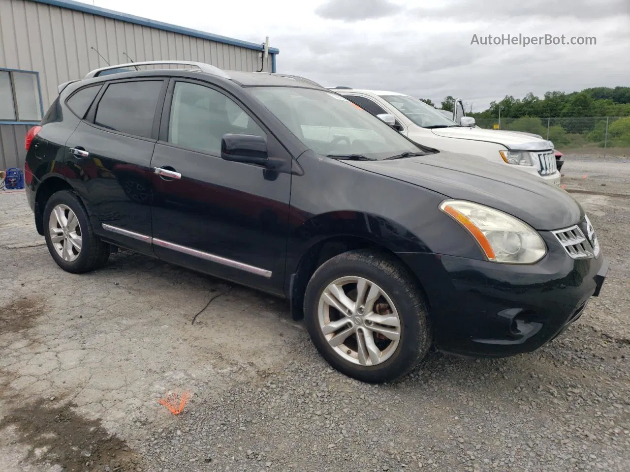 2012 Nissan Rogue S Black vin: JN8AS5MV9CW717150