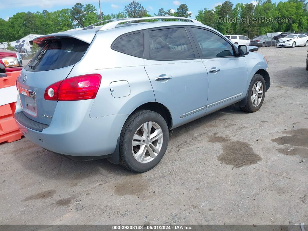 2012 Nissan Rogue Sv Light Blue vin: JN8AS5MVXCW354017