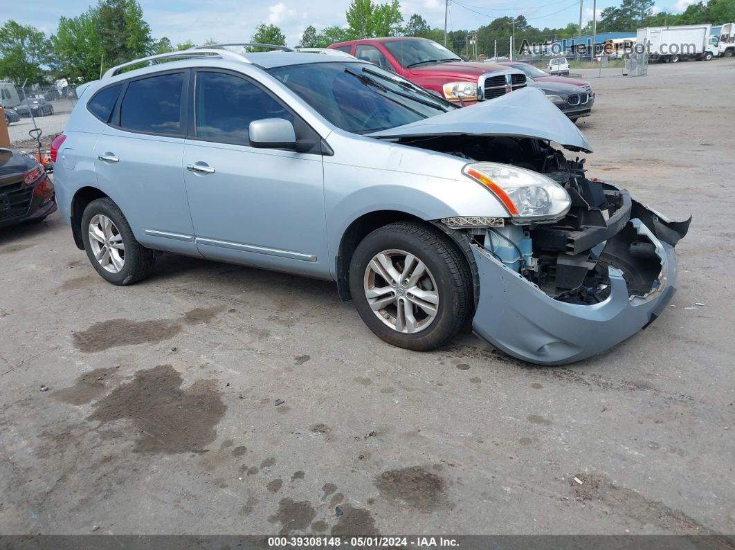 2012 Nissan Rogue Sv Light Blue vin: JN8AS5MVXCW354017