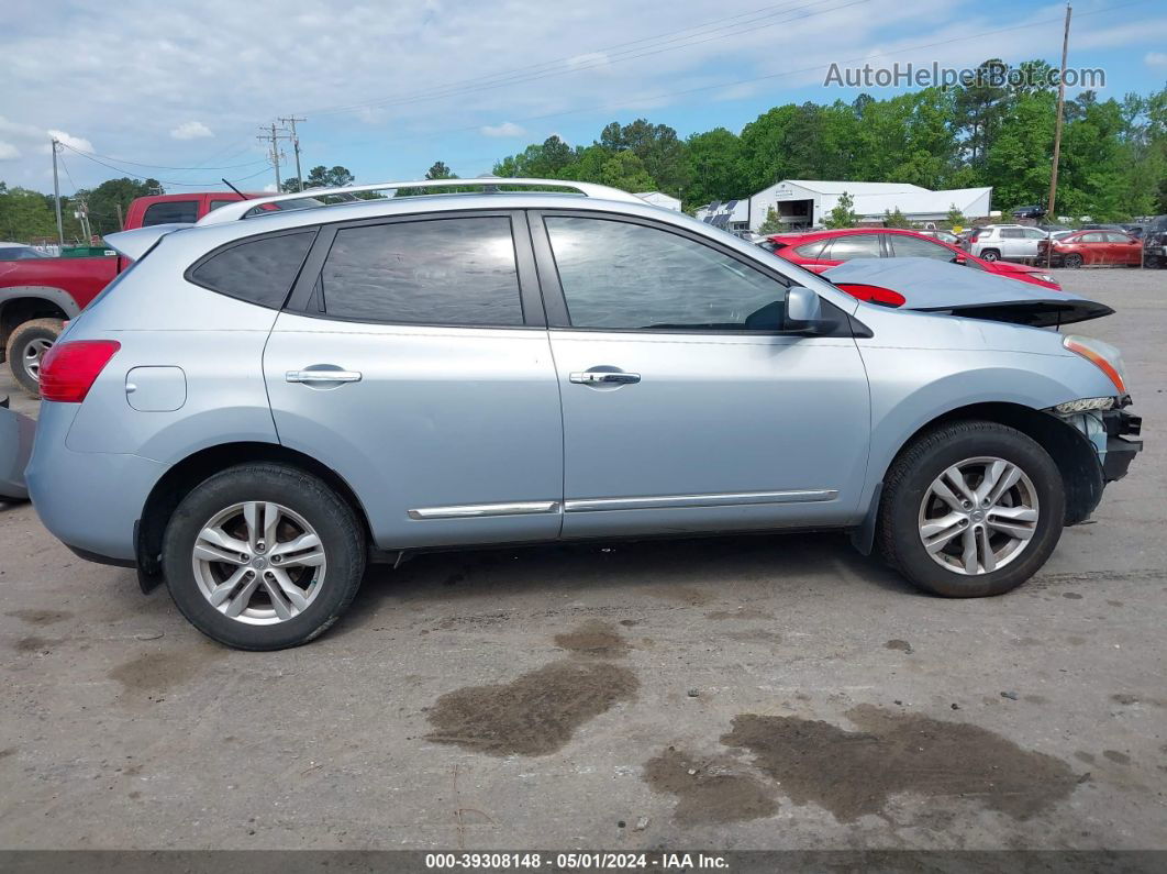 2012 Nissan Rogue Sv Light Blue vin: JN8AS5MVXCW354017