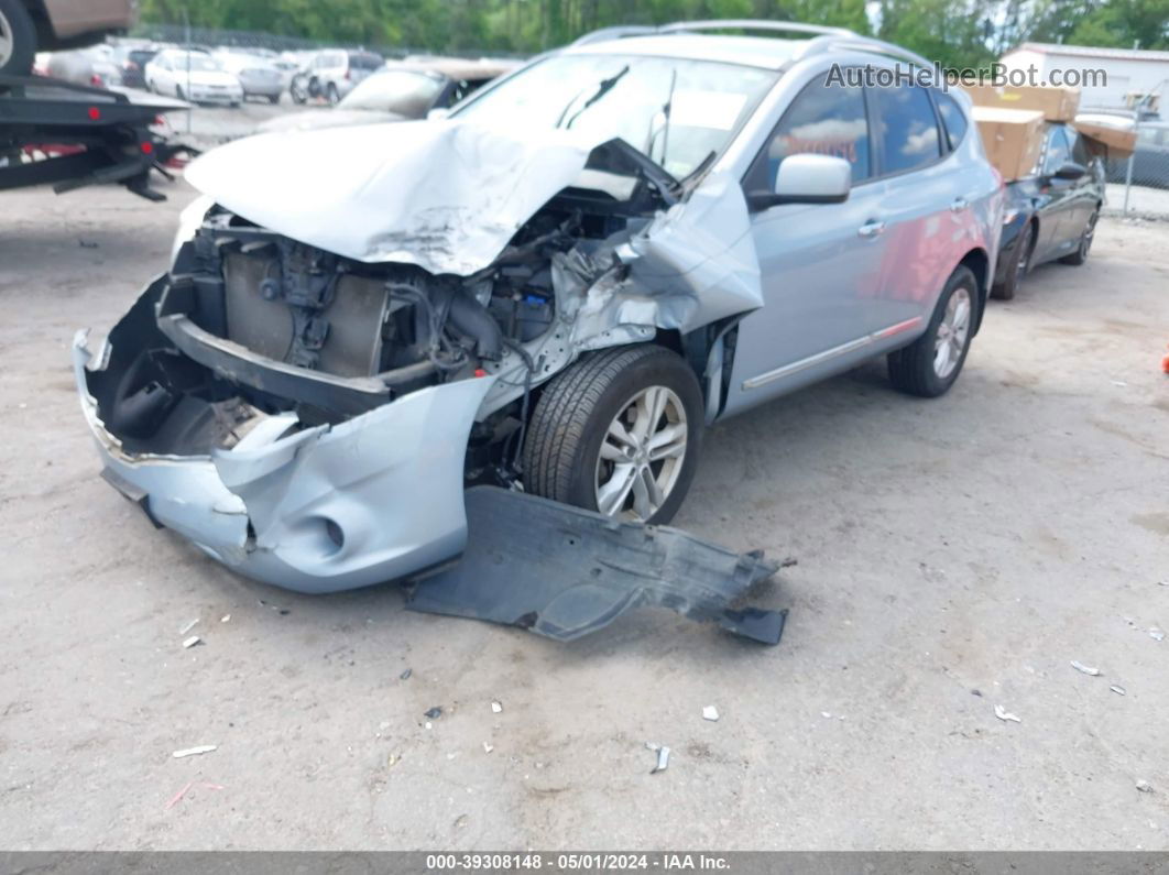 2012 Nissan Rogue Sv Light Blue vin: JN8AS5MVXCW354017