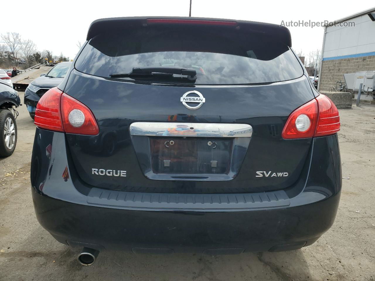 2012 Nissan Rogue S Black vin: JN8AS5MVXCW358116