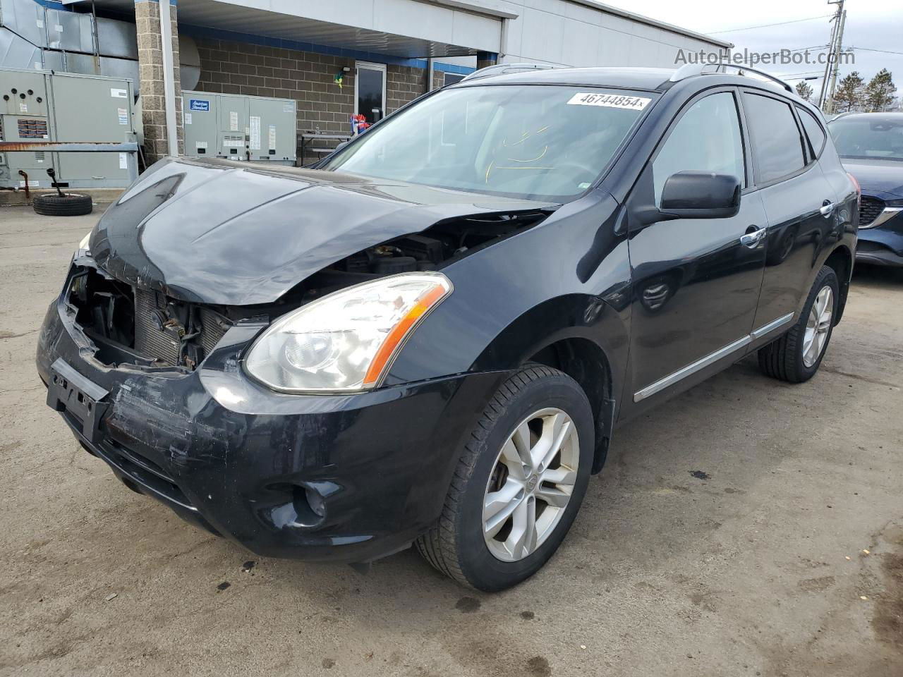 2012 Nissan Rogue S Черный vin: JN8AS5MVXCW358116