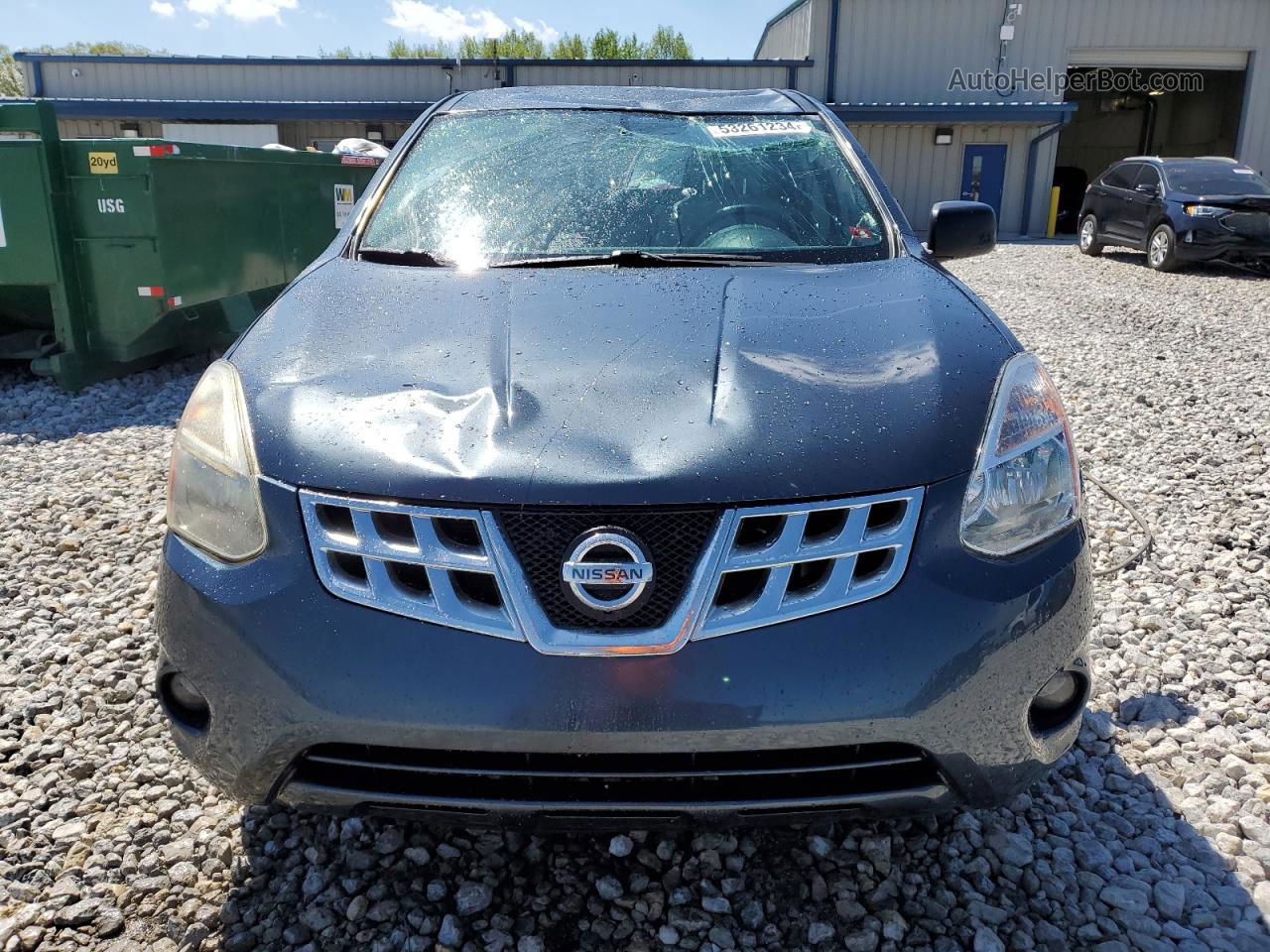 2012 Nissan Rogue S Blue vin: JN8AS5MVXCW382349