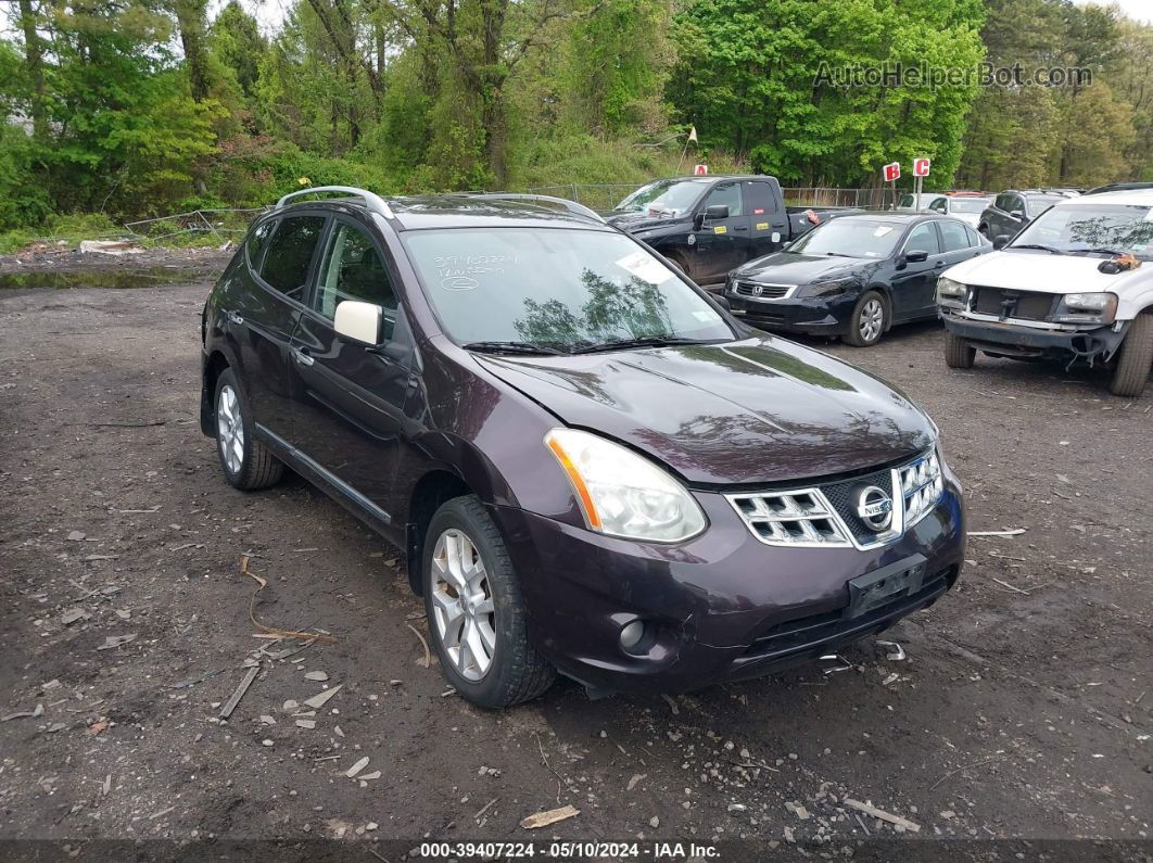 2012 Nissan Rogue Sv W/sl Pkg Purple vin: JN8AS5MVXCW397434