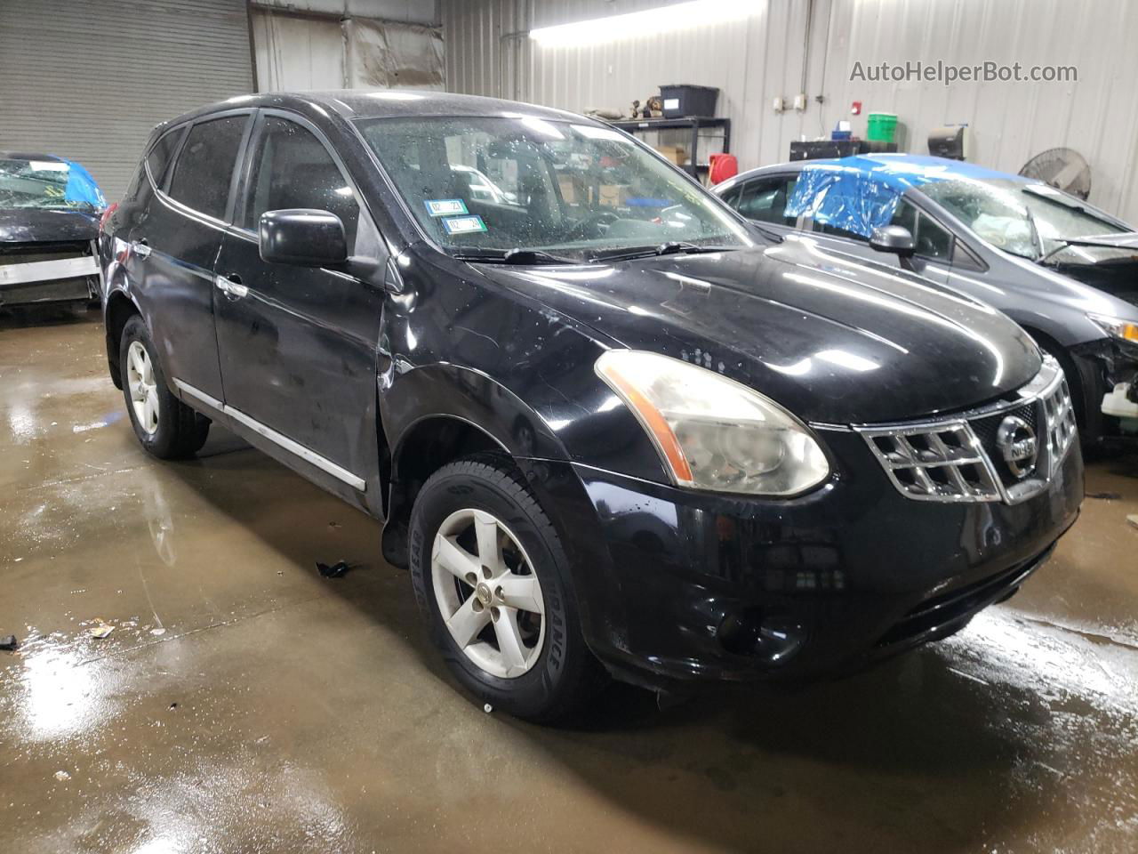 2012 Nissan Rogue S Черный vin: JN8AS5MVXCW398826