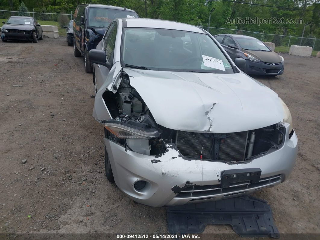 2012 Nissan Rogue S Silver vin: JN8AS5MVXCW407640