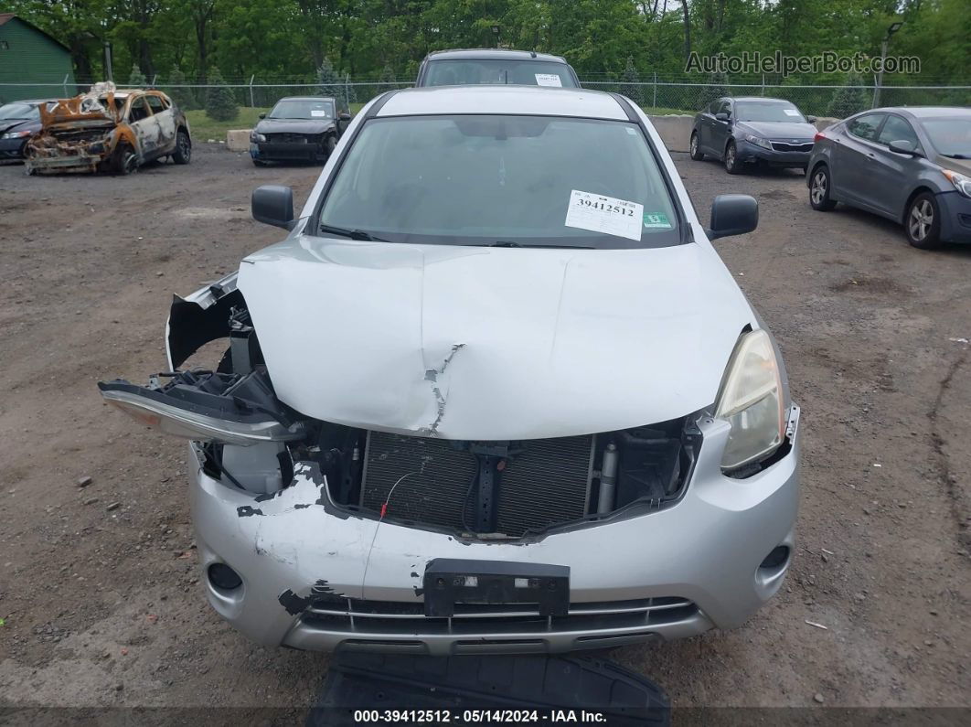 2012 Nissan Rogue S Silver vin: JN8AS5MVXCW407640