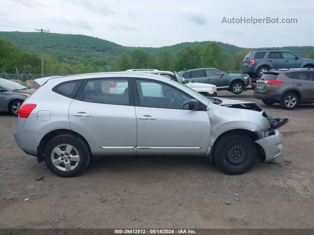 2012 Nissan Rogue S Silver vin: JN8AS5MVXCW407640