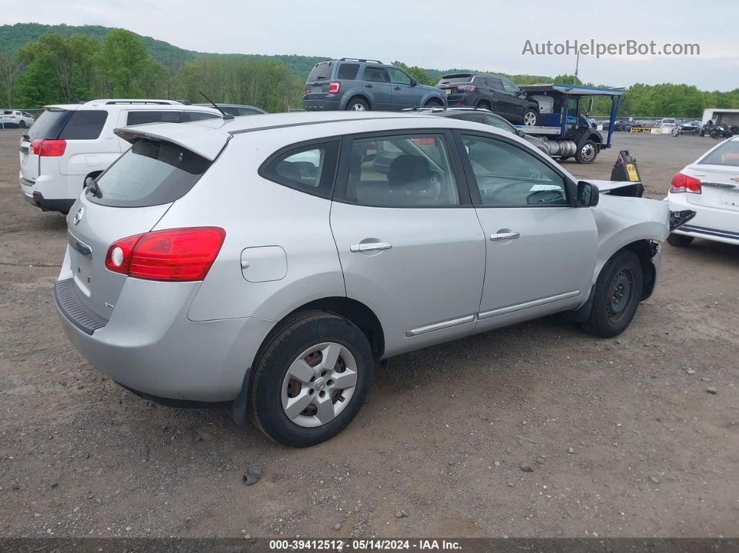 2012 Nissan Rogue S Silver vin: JN8AS5MVXCW407640