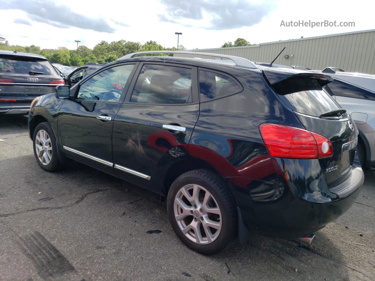 2012 Nissan Rogue S Black vin: JN8AS5MVXCW413504