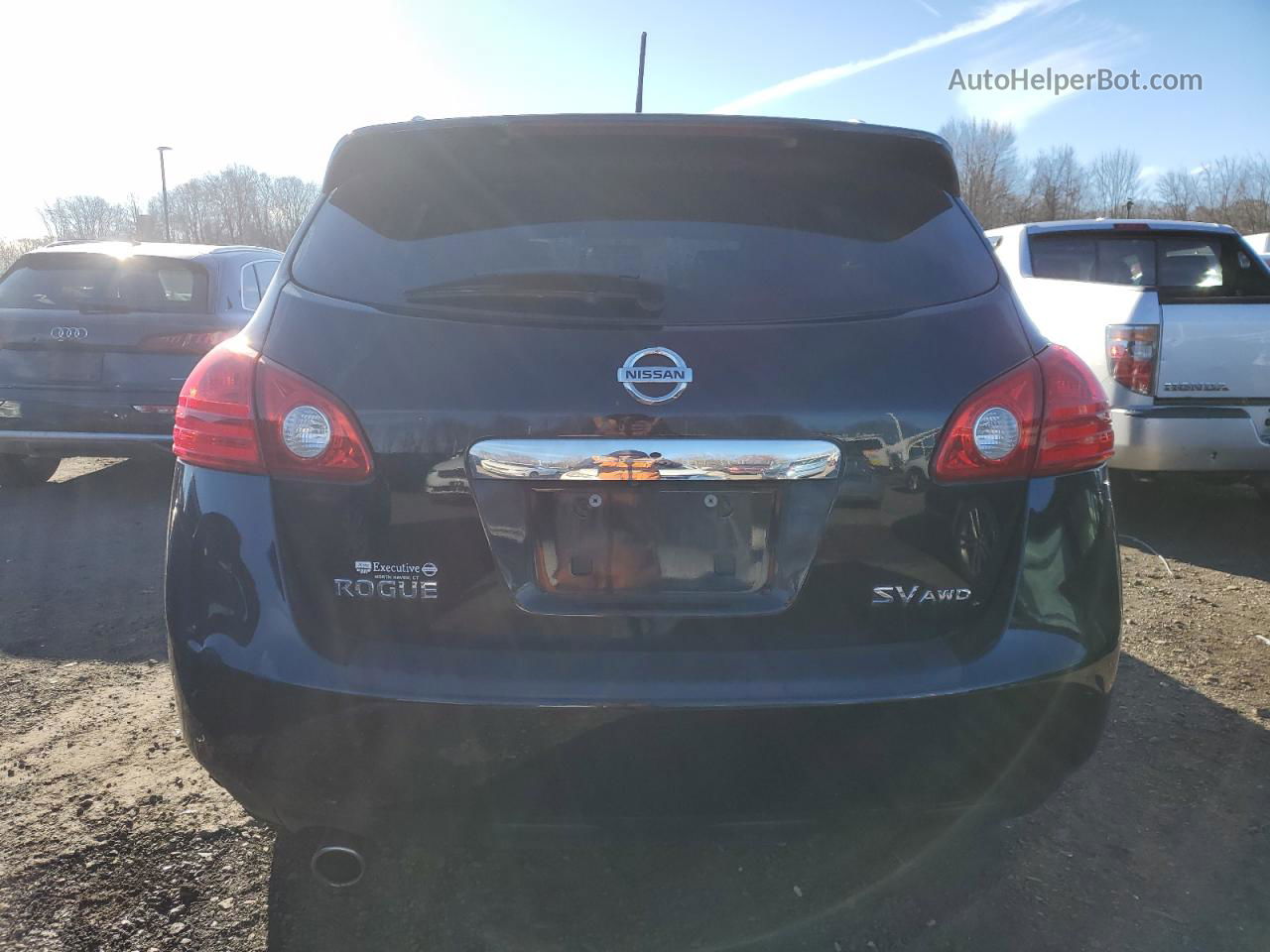 2012 Nissan Rogue S Черный vin: JN8AS5MVXCW701166