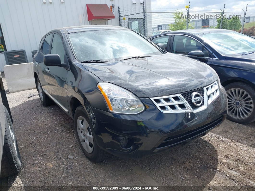 2012 Nissan Rogue S Black vin: JN8AS5MVXCW706237