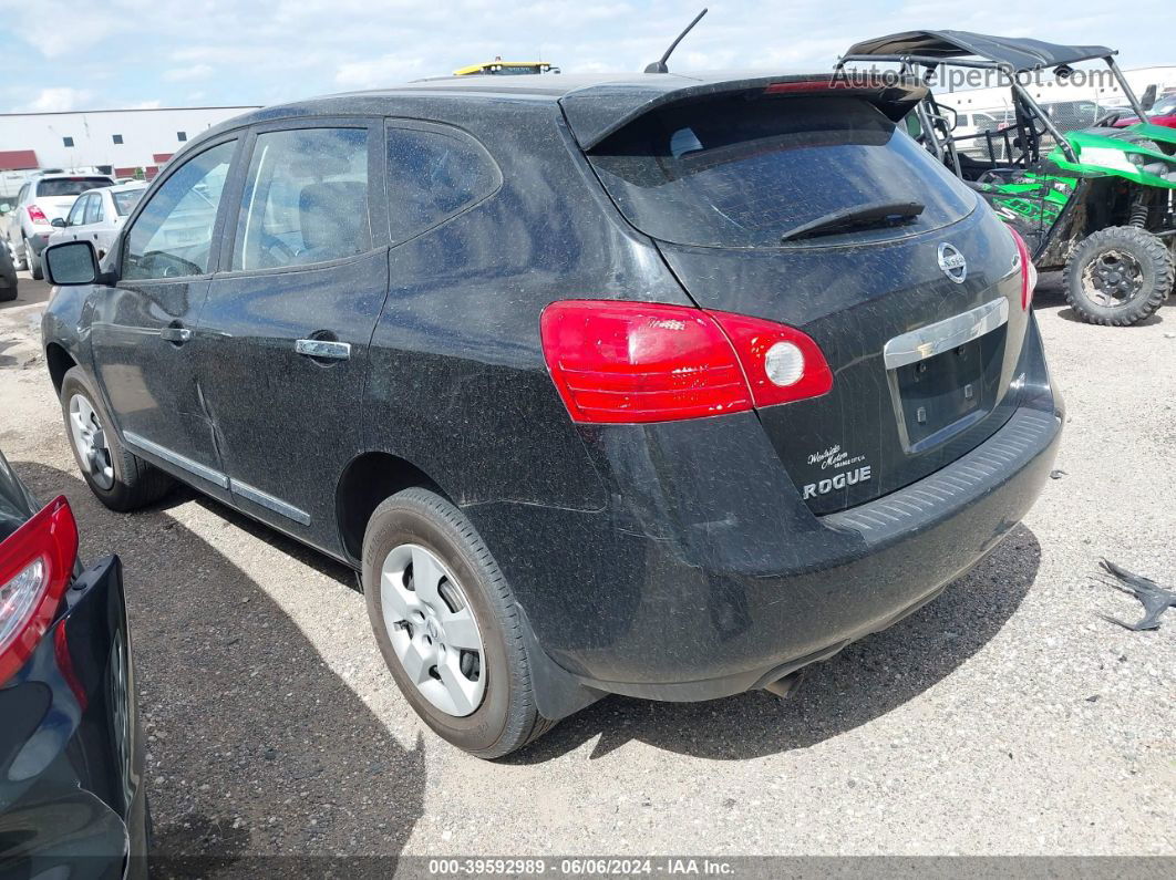 2012 Nissan Rogue S Black vin: JN8AS5MVXCW706237