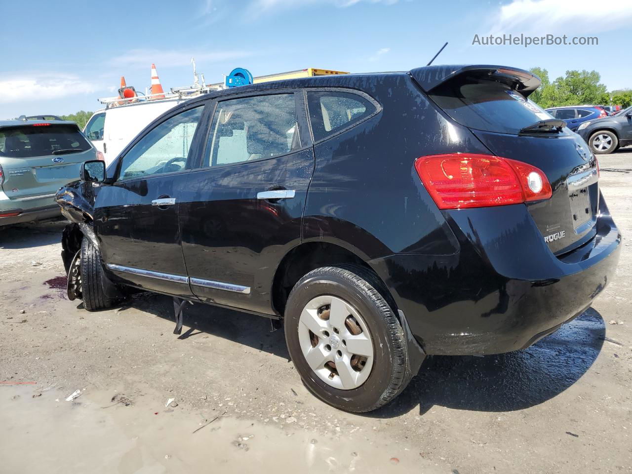 2012 Nissan Rogue S Черный vin: JN8AS5MVXCW707713