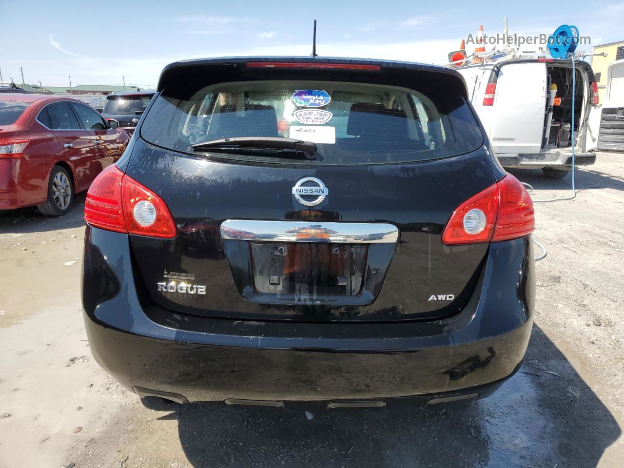 2012 Nissan Rogue S Черный vin: JN8AS5MVXCW707713