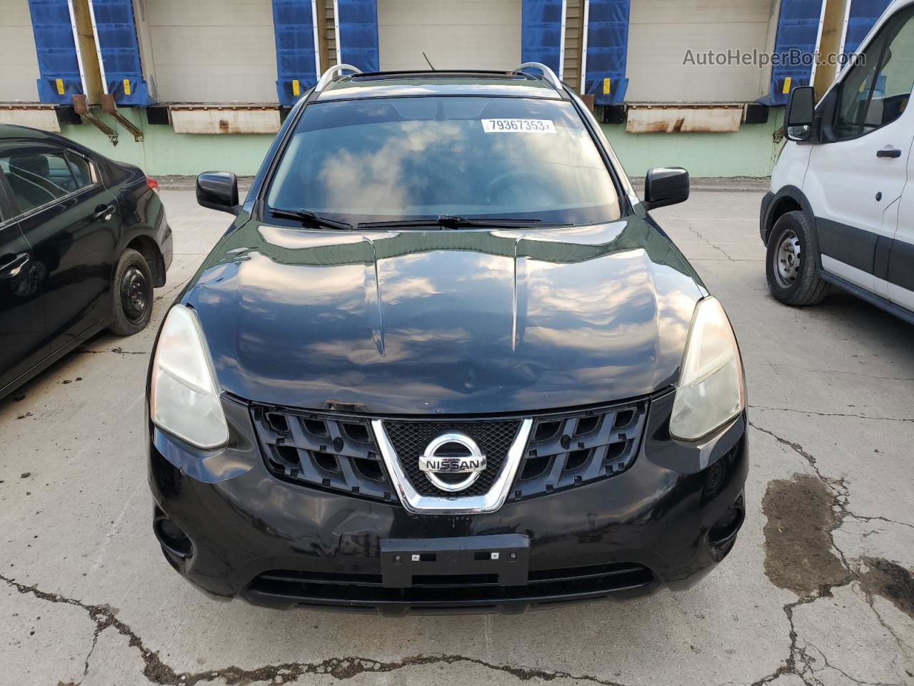 2012 Nissan Rogue S Черный vin: JN8AS5MVXCW715357