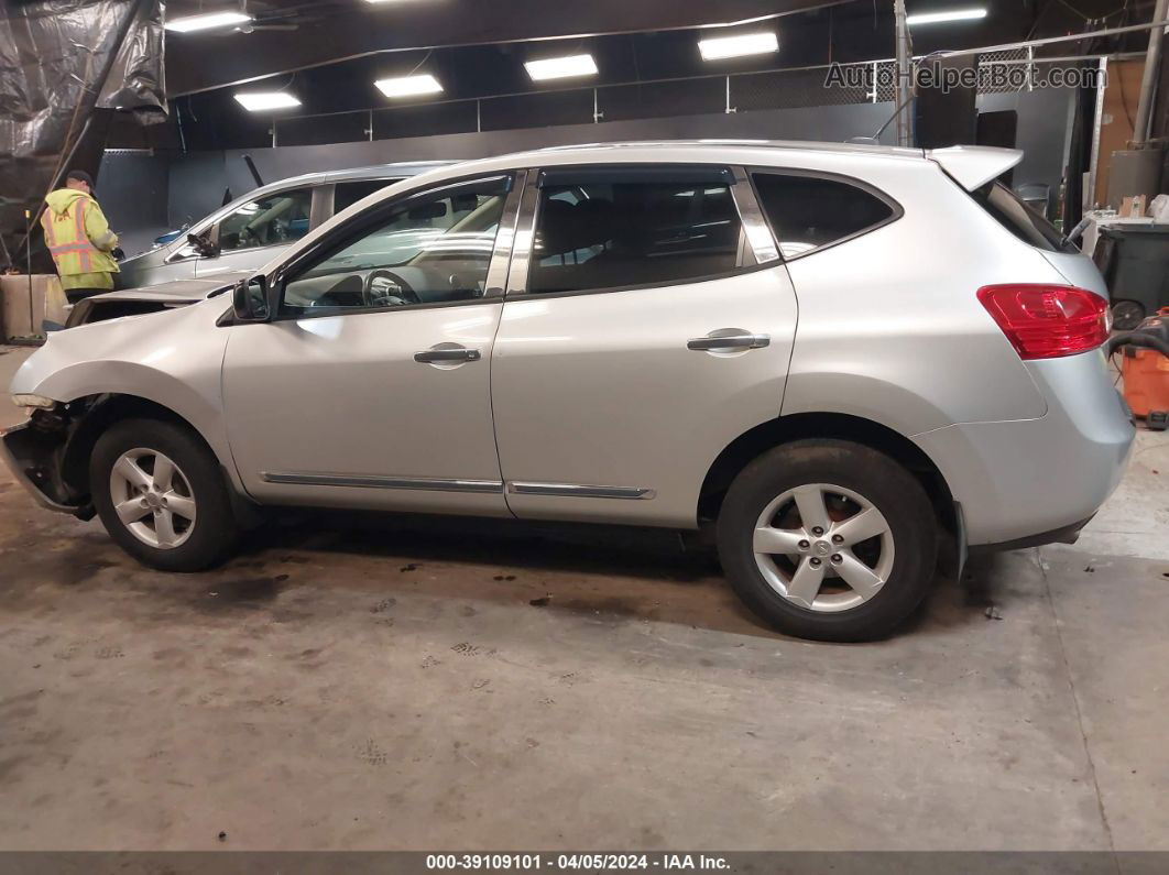 2012 Nissan Rogue S Silver vin: JN8AS5MVXCW716010