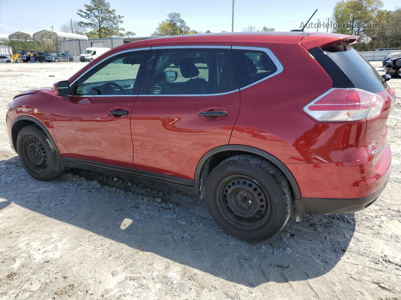 2016 Nissan Rogue S Red vin: JN8AT2MT0GW001771