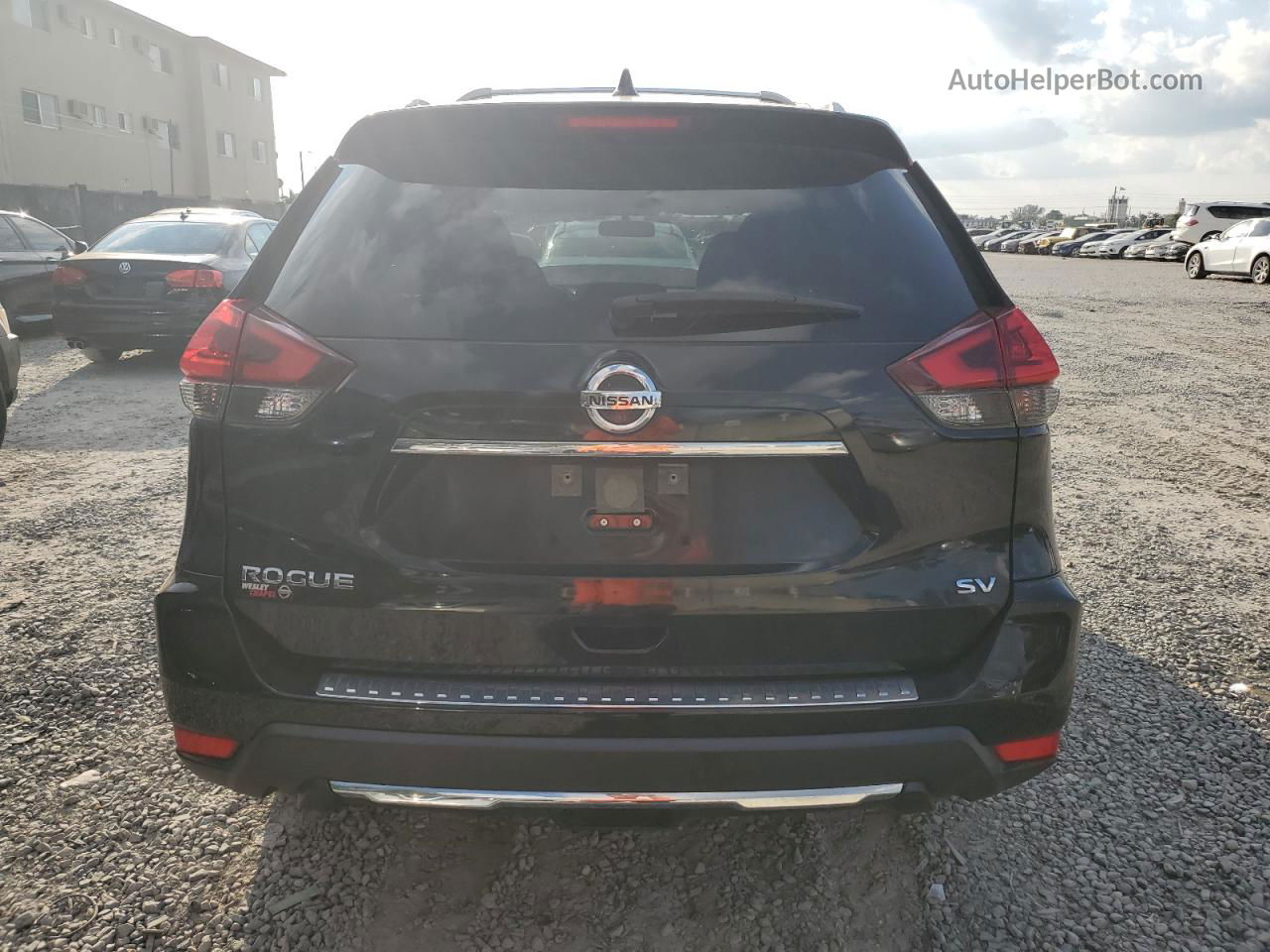 2018 Nissan Rogue S Черный vin: JN8AT2MT0JW488767