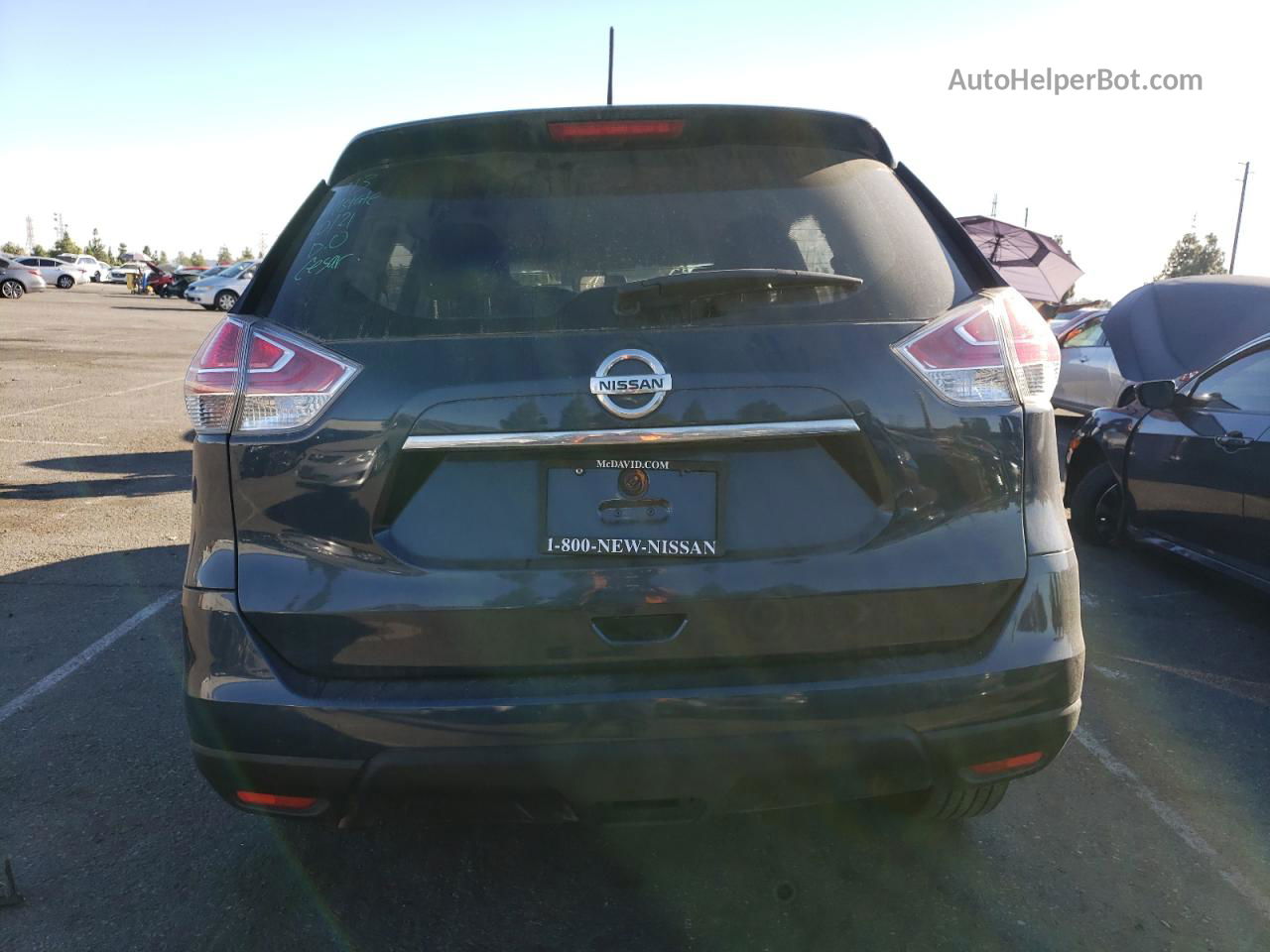 2016 Nissan Rogue S Blue vin: JN8AT2MT1GW029336