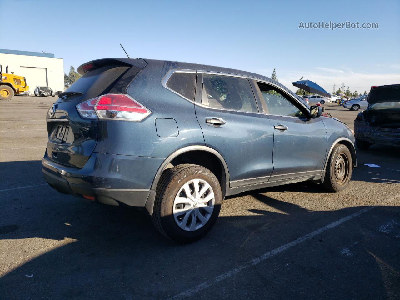 2016 Nissan Rogue S Blue vin: JN8AT2MT1GW029336