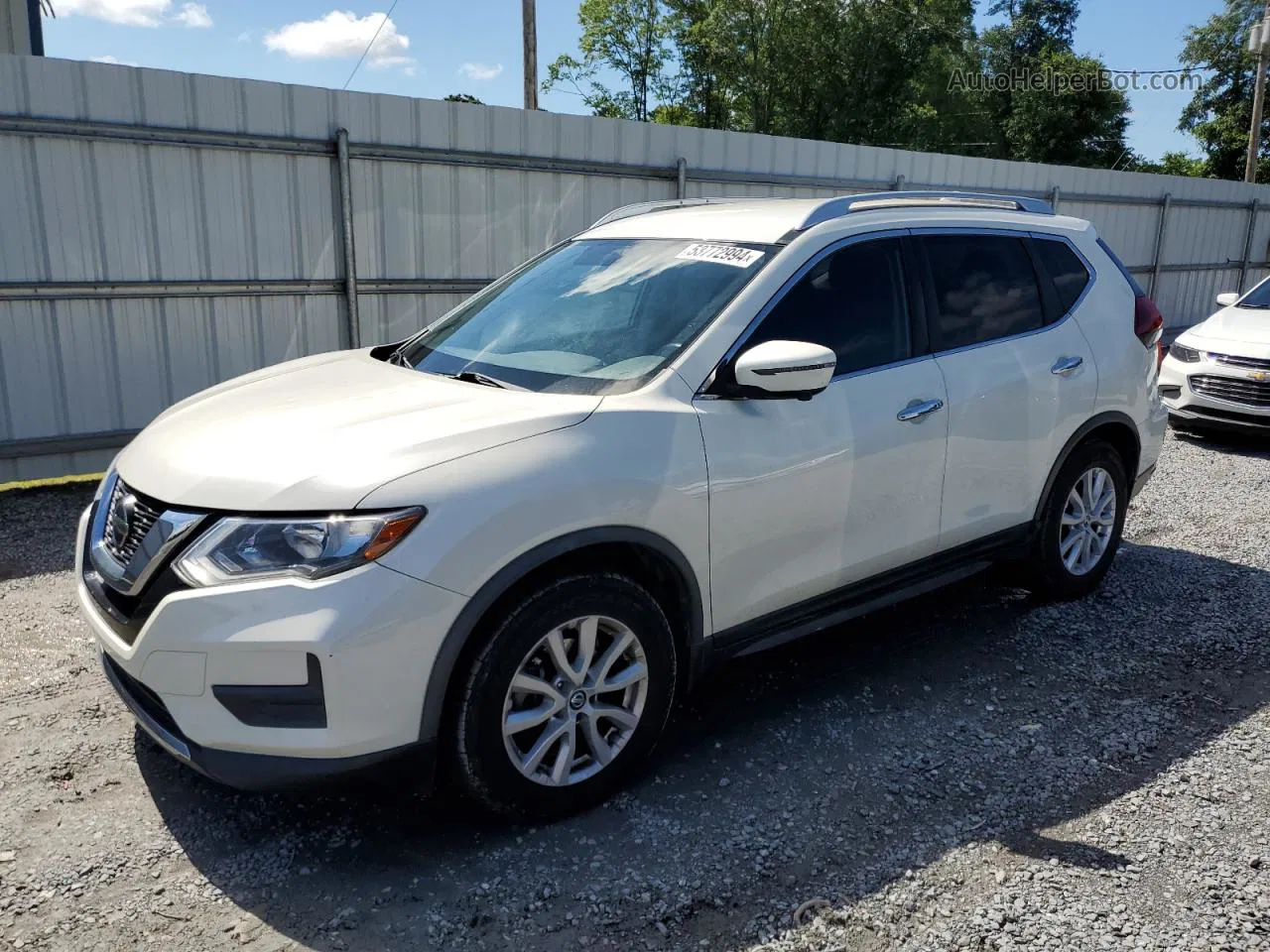 2018 Nissan Rogue S White vin: JN8AT2MT1JW452053