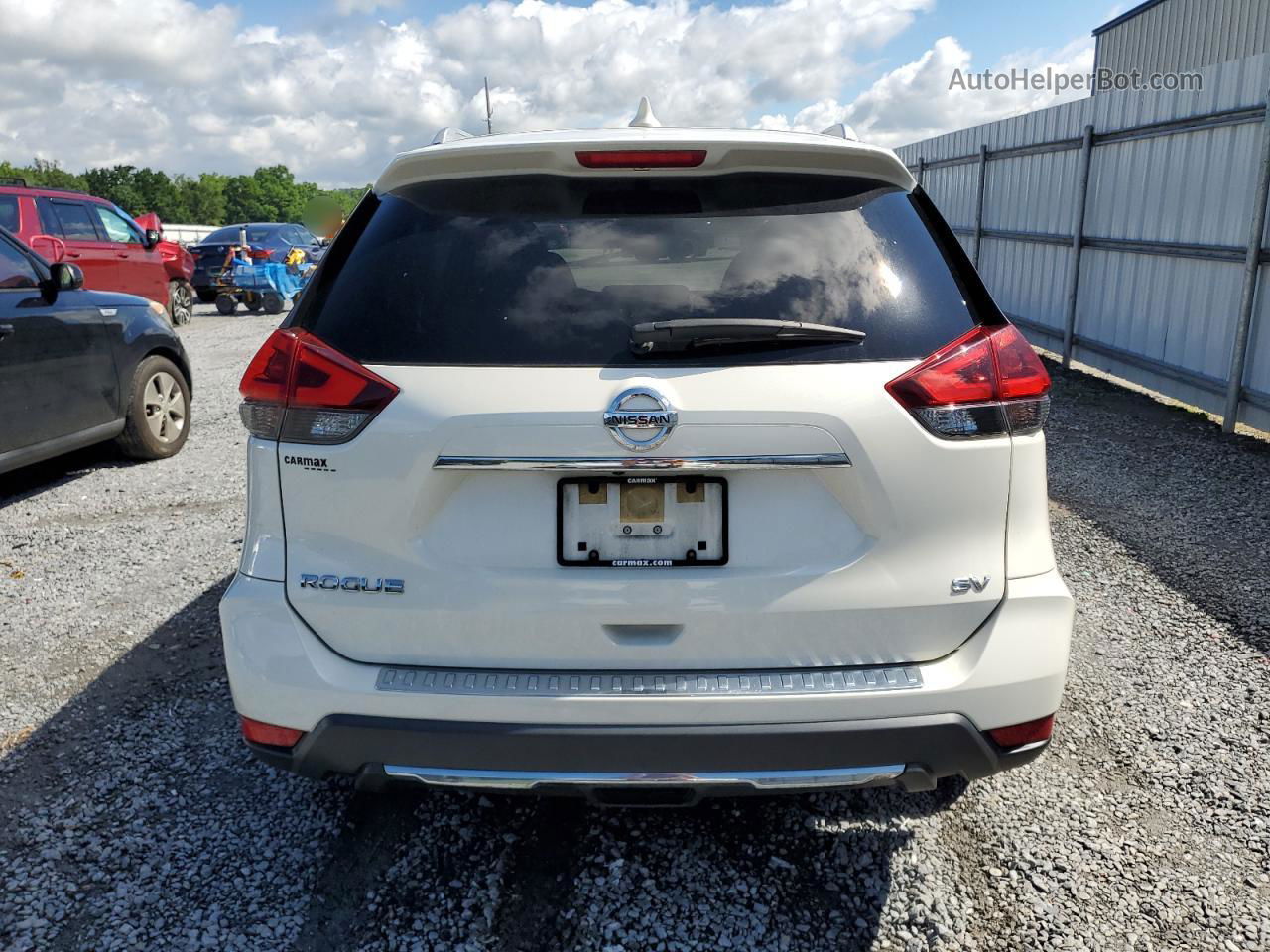 2018 Nissan Rogue S White vin: JN8AT2MT1JW452053