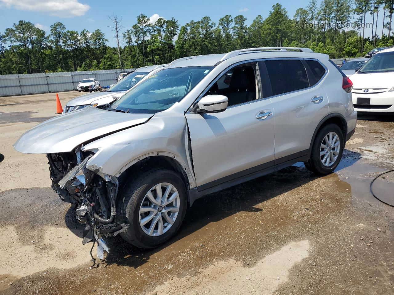 2018 Nissan Rogue S Silver vin: JN8AT2MT1JW489748