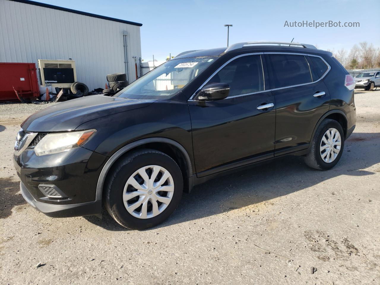 2016 Nissan Rogue S Black vin: JN8AT2MT2GW009547