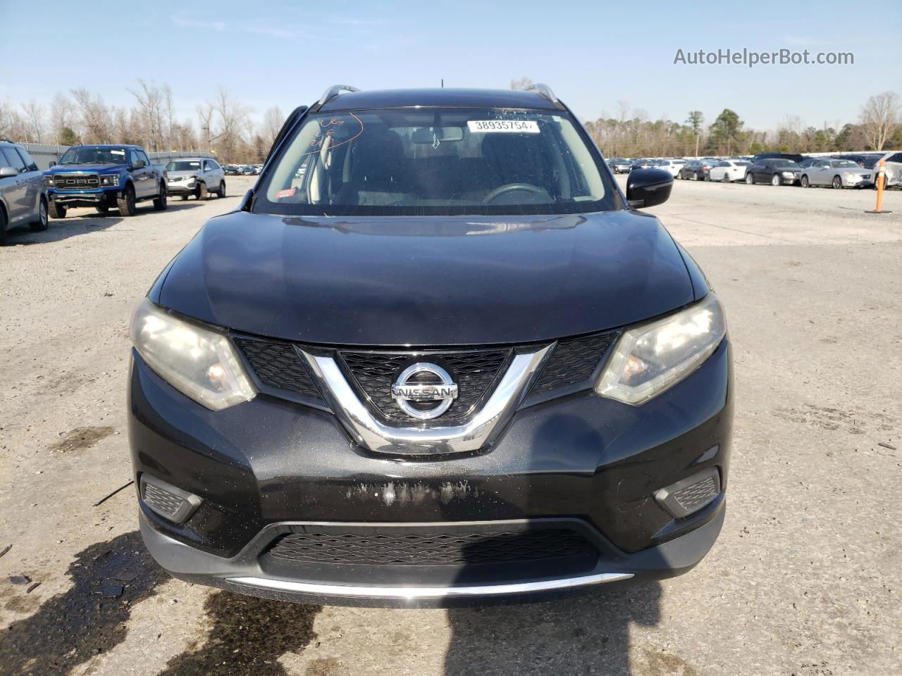 2016 Nissan Rogue S Black vin: JN8AT2MT2GW009547