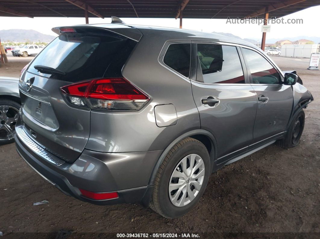 2018 Nissan Rogue S Gray vin: JN8AT2MT2JW459612