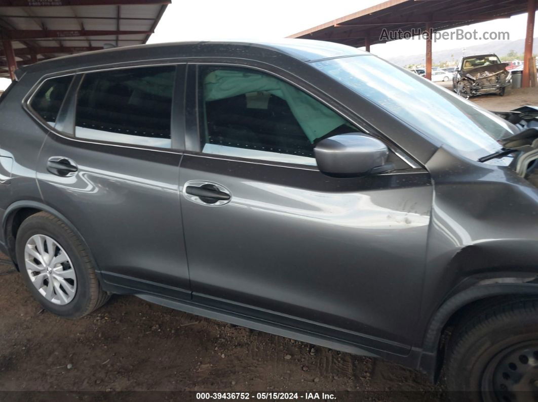 2018 Nissan Rogue S Gray vin: JN8AT2MT2JW459612