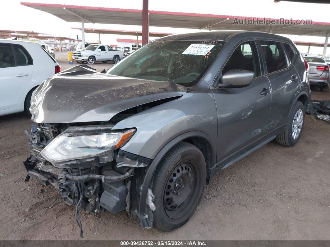 2018 Nissan Rogue S Gray vin: JN8AT2MT2JW459612