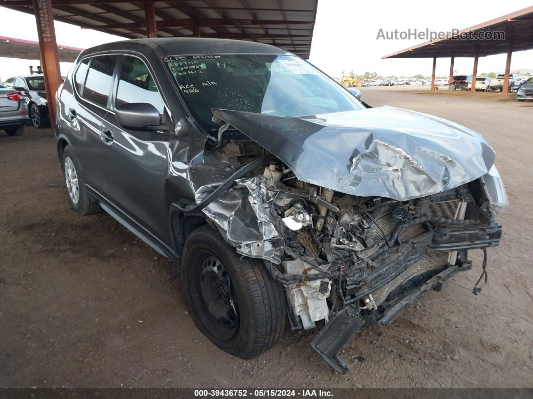 2018 Nissan Rogue S Gray vin: JN8AT2MT2JW459612