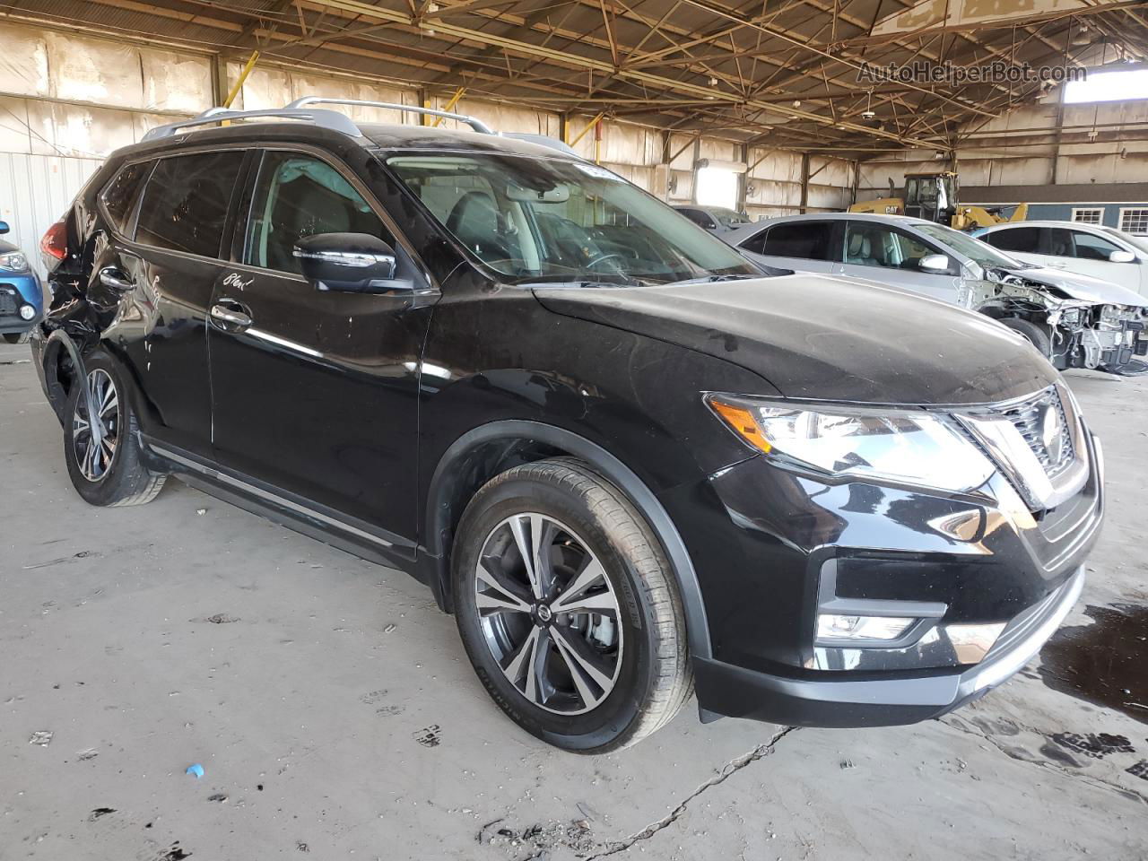 2018 Nissan Rogue S Черный vin: JN8AT2MT2JW466804