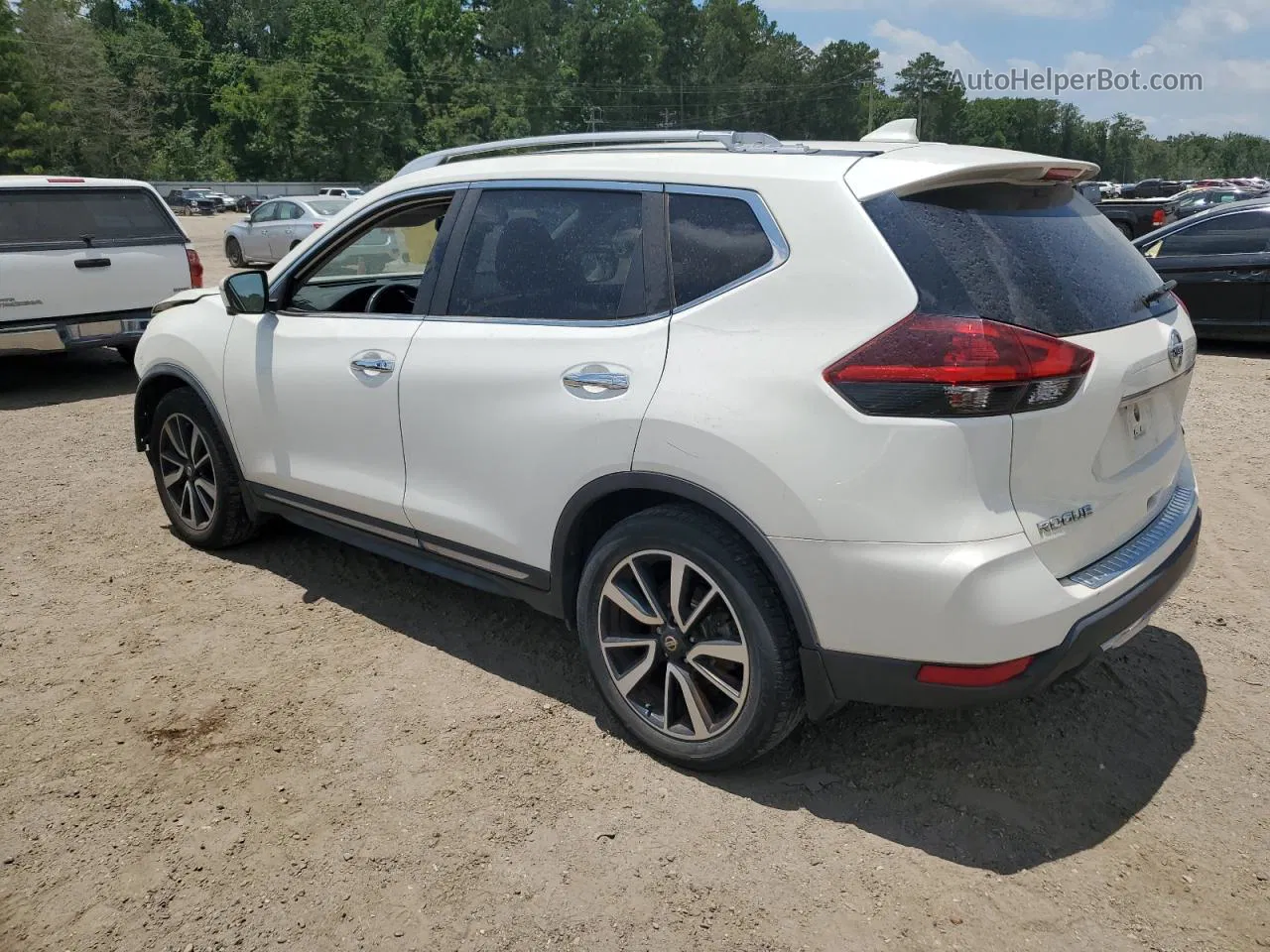 2018 Nissan Rogue S White vin: JN8AT2MT2JW486213