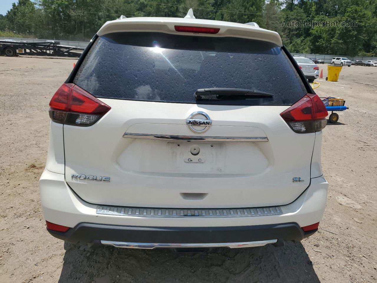 2018 Nissan Rogue S White vin: JN8AT2MT2JW486213