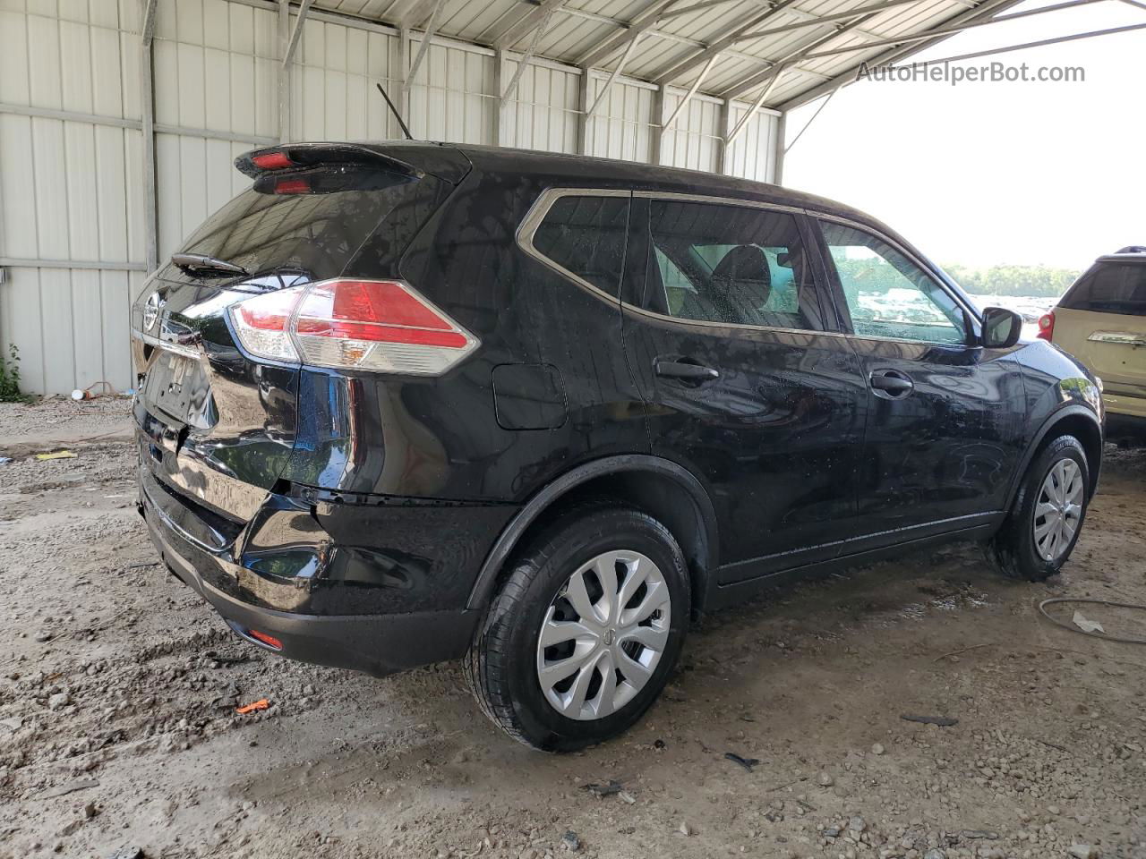 2016 Nissan Rogue S Черный vin: JN8AT2MT3GW007127