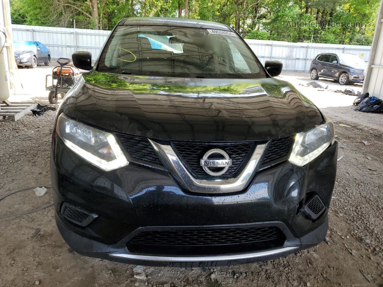 2016 Nissan Rogue S Черный vin: JN8AT2MT3GW007127