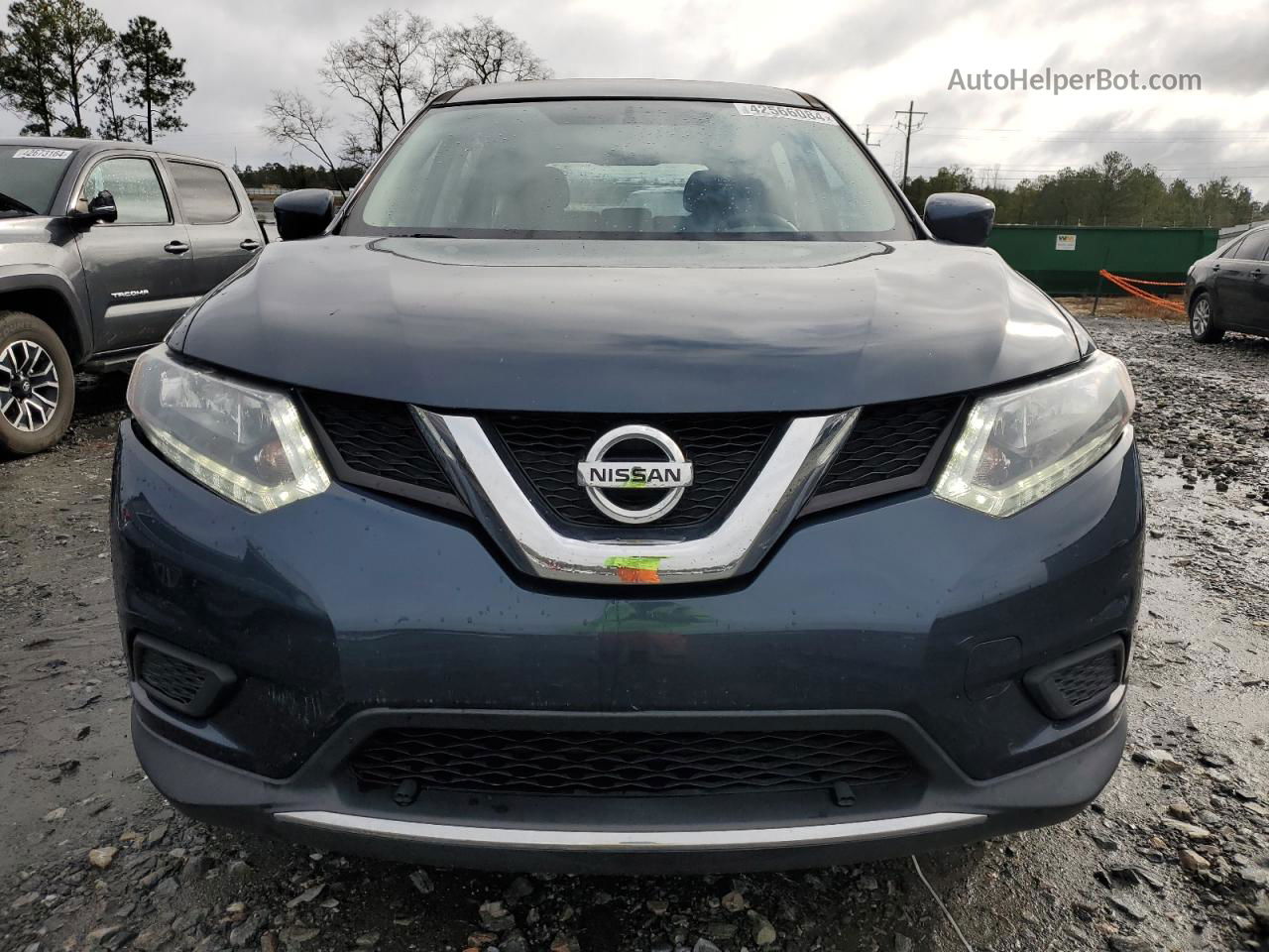 2016 Nissan Rogue S Blue vin: JN8AT2MT3GW012800