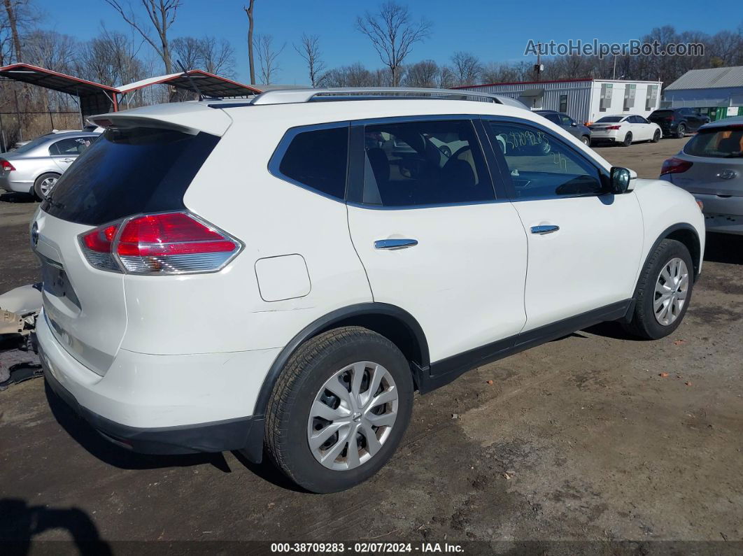 2016 Nissan Rogue S White vin: JN8AT2MT4GW029315