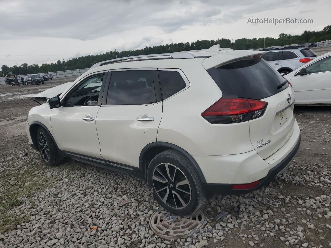 2018 Nissan Rogue S White vin: JN8AT2MT4JW466691