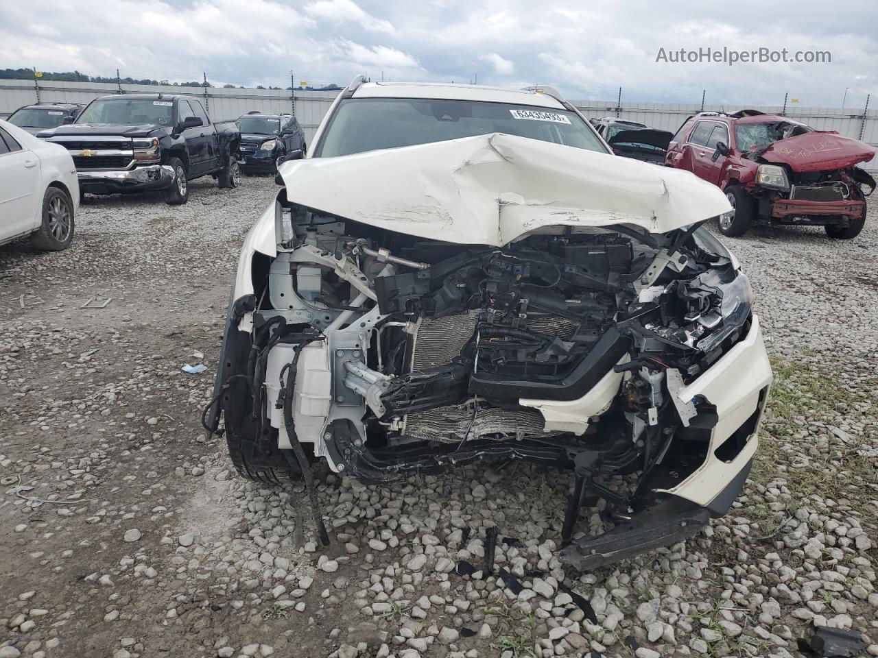 2018 Nissan Rogue S White vin: JN8AT2MT4JW466691