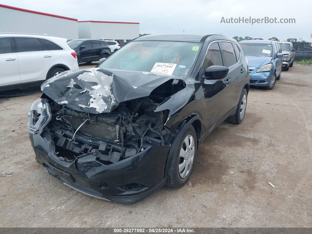 2016 Nissan Rogue S Черный vin: JN8AT2MT5GW000485